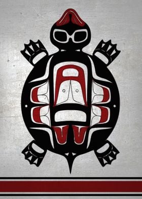 Haida Native Art Turtle