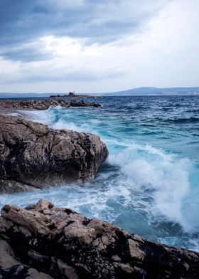 Adriatic coast in spring 