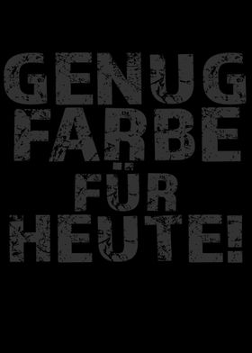 Genug Farbe schwarz farbe