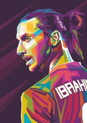 Zlatan Ibrahimovic Pop Art