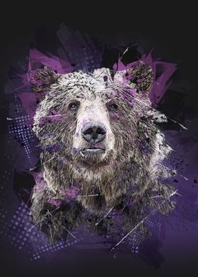 Abstract Mystical Bear