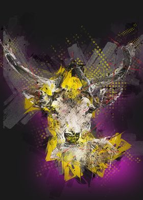 Abstract Magical Deer