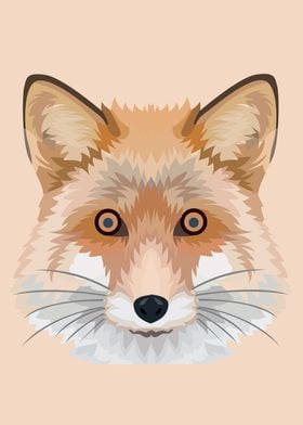 Fox Vector Metal Posters