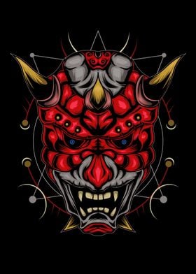 devil head illustration