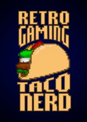 Retro Gaming Taco Nerd