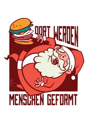 Santa burger german