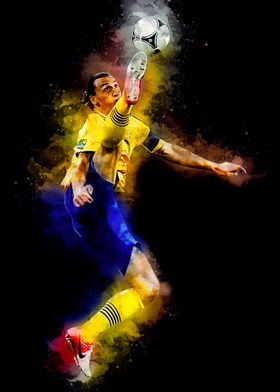 Zlatan Ibrahimovic kick