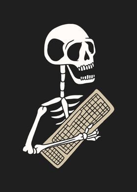 Skeleton keyboard