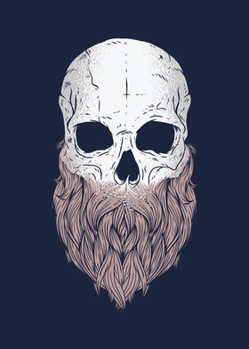 Bearded skull