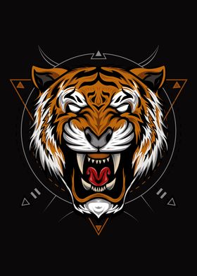 vector tiger logo