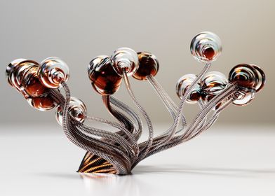 Glass sculpture