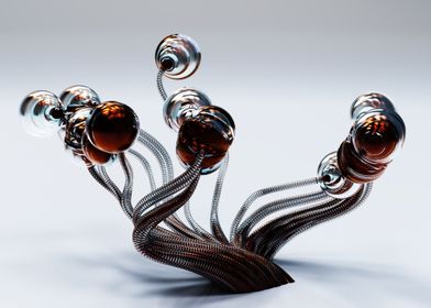 Glass sculpture