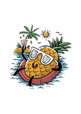 Pineapple Relaxing