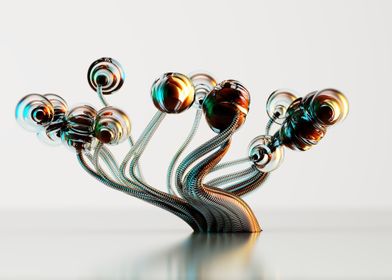 Glass sculpture