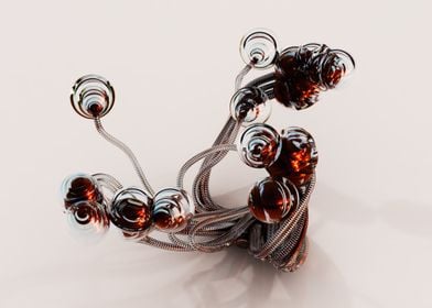 Glass sculpture