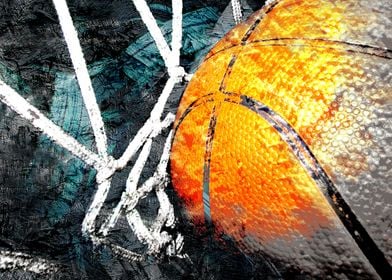 Basketball art swoosh 86