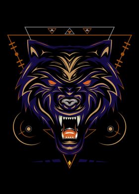 vector wolves logo