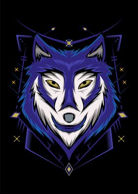 wolves vector illustration