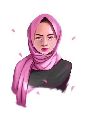 Muslim Women' Poster by Anime Destiny | Displate