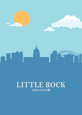 little rock City Skyline