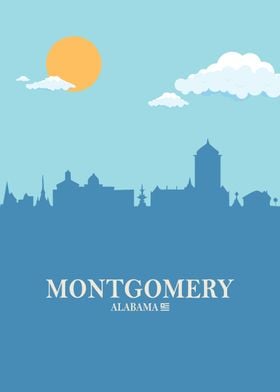 Montgomery City Skyline b