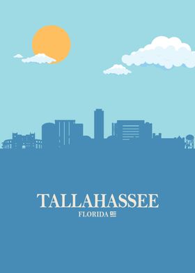 tallahassee City Skyline