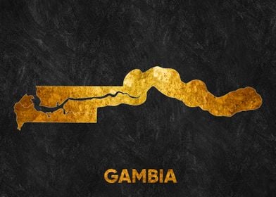 gambia map