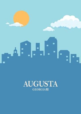 augusta city Skyline