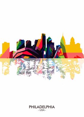 Philadelphia WPap Skyline