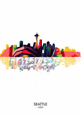 Seattle Wpap Skyline City