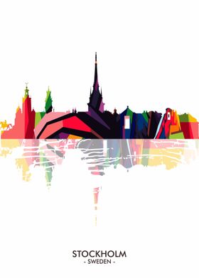 Stockholm wpap skyline