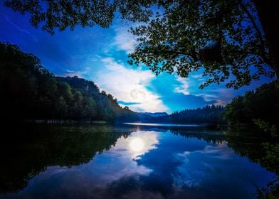 Earth Reflection River Moo