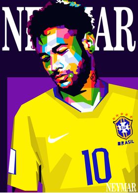 Neymar Jr In WPAP Design