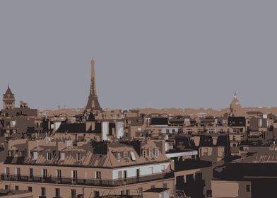 Paris Haussmanians roofs