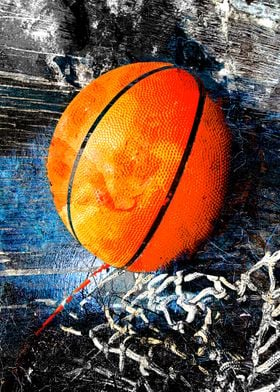 Basketball art swoosh 93b