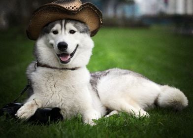  Husky Dogs Dog Hat Ba