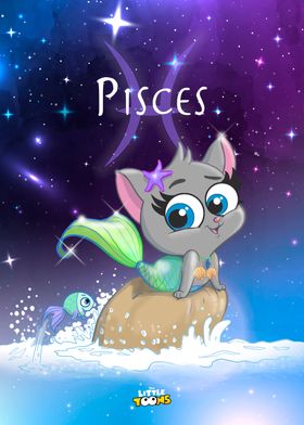 Mia the cat as Pisces