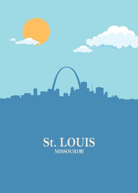 St Louis City Skyline