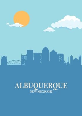 Albuquerque City Skyline