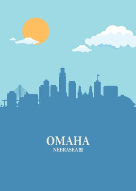 Omaha City Skyline