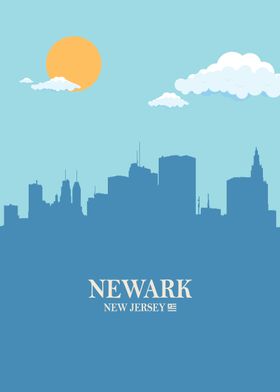 Newark City Skyline