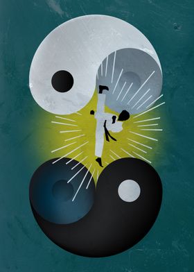 Kick open yin yang sphere 