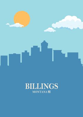 Billings City Skyline