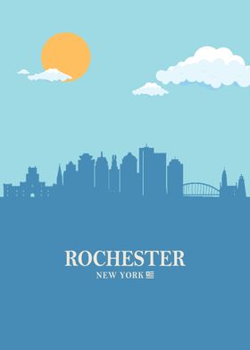 Rochester City Skyline