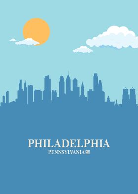 Philadelphia City Skyline