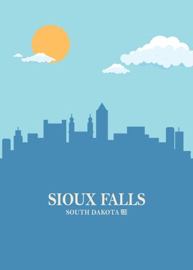 Sioux Falls City Skyline