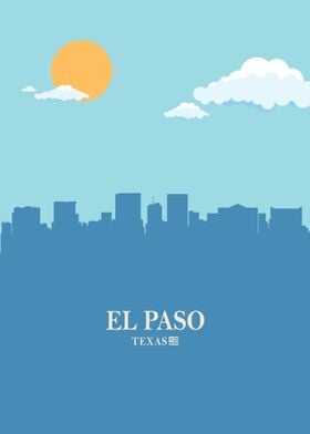 El Paso City Skyline