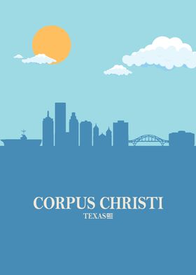 Corpus Christi City Skylin