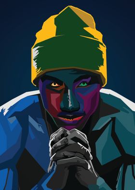 Hopsin WPAP Popart Rapper