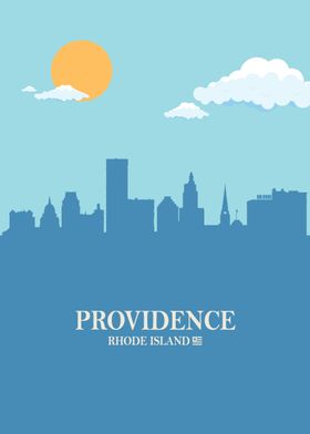 Providence City Skyline